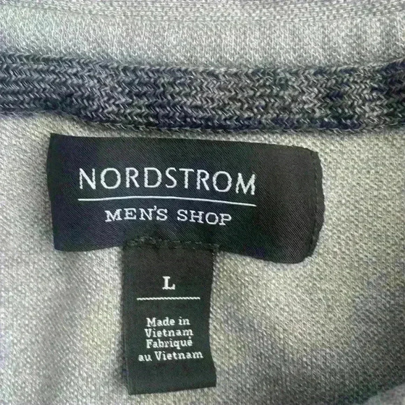 Nordstrom Men’s Shop Gray Polo L - Picture 2 of 2